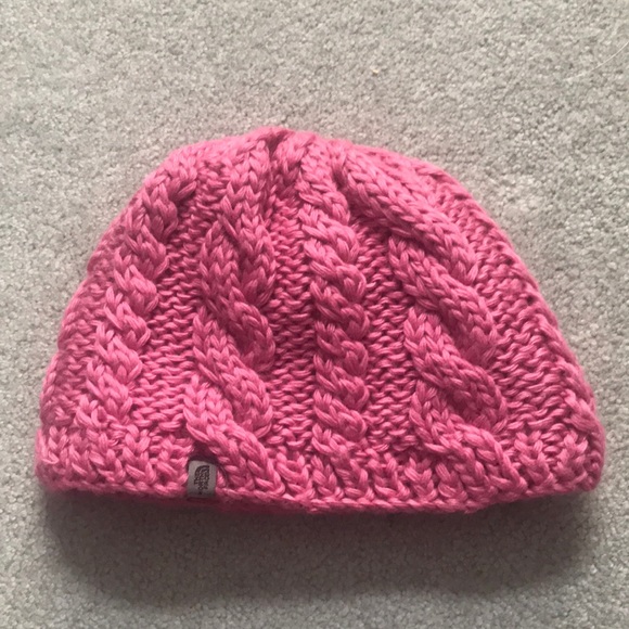 The North Face Accessories - The North Face Pink Knit Hat